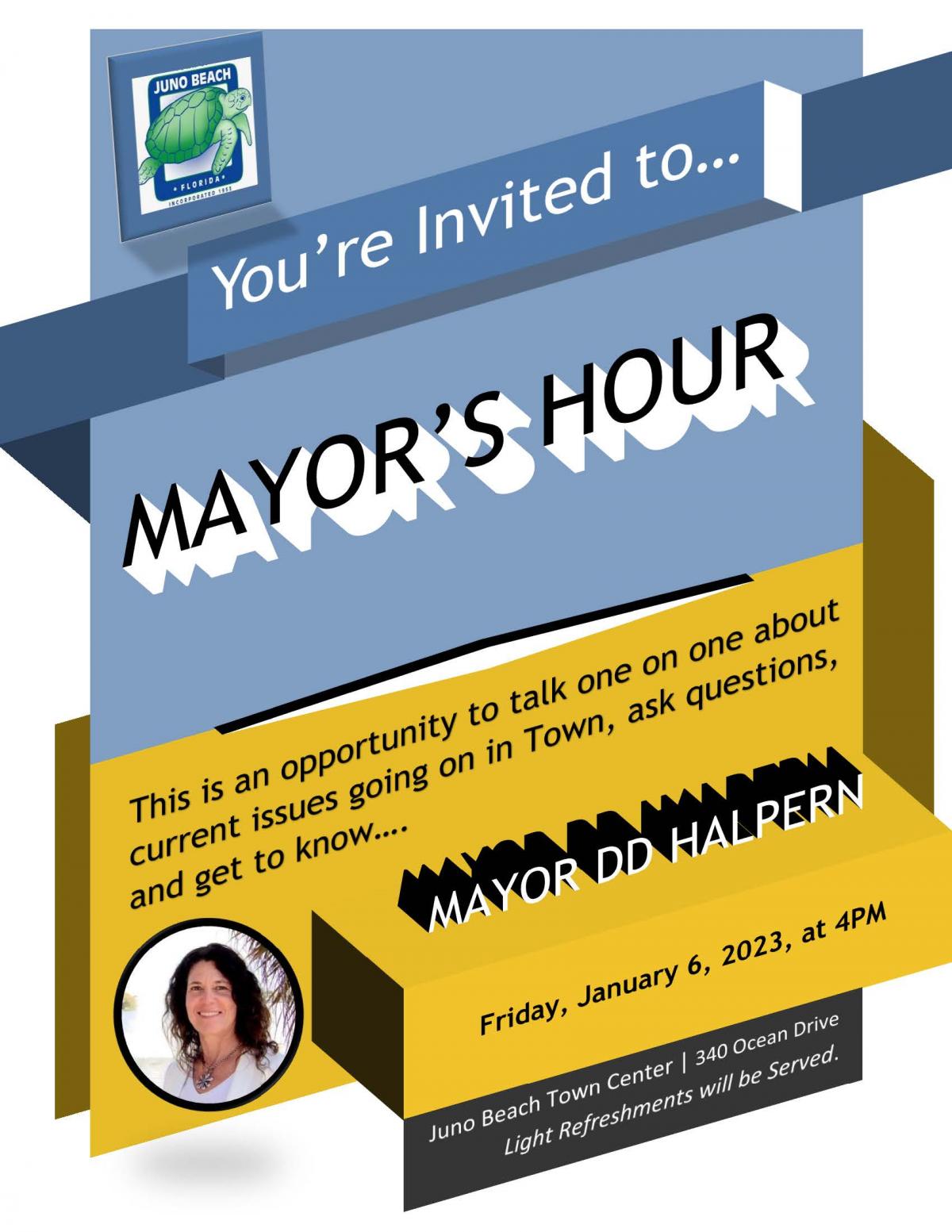 Mayor's Hour Flyer